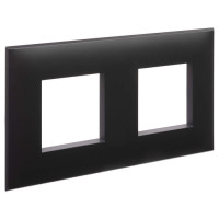 4412904 - ДКС Рамка ARTLEBEDEV, "Avanti", "Черный матовый", 2 поста