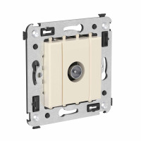 4405523 - ДКС Розетка TV оконечная в стену, "Avanti", "Ванильная дымка"