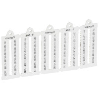 Legrand Листы с этикетками для клеммных блоков Viking 3 - горизонтальный формат - шаг 5 мм - цифры от 101 до 200, 039511