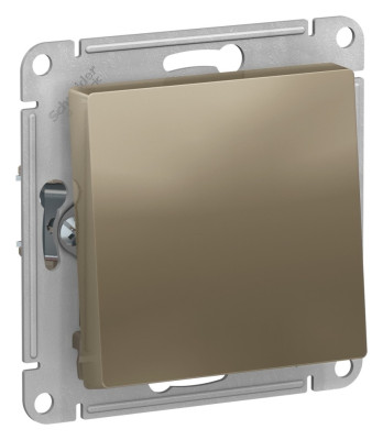 ATN000561 - ATLASDESIGN 1-клавишный ПЕРЕКЛЮЧАТЕЛЬ, сх.6, 10АХ, механизм, ШАМПАНЬ, Systeme Electric