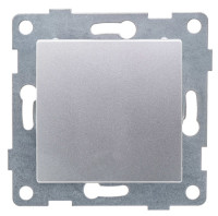 GUSI Ugra МЕХАНИЗМ Выкл. 1кл. перекрестный, скрытая установка, 10А, 250В. Цвет: серебро., С11В7-004