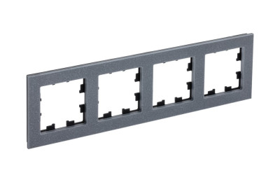 ATN343204 - ATN343204 - AtlasDesign Nature Рамка на 4 поста, мрамор айс грей