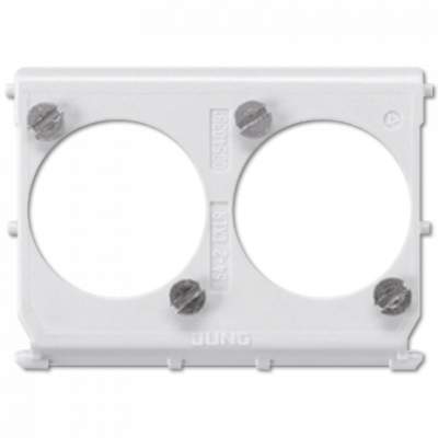 Монтажная вставка для двойных штекеров на шасси, 54-2CXLR