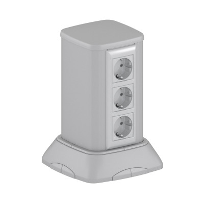 ДКС Миниколонна алюминиевая, 0.25м, цвет темно-серебристый металлик, 19524