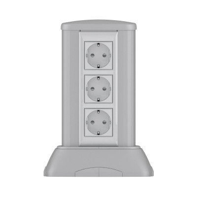 ДКС Миниколонна алюминиевая, 0.25м, цвет темно-серебристый металлик, 19524