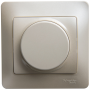 Диммер   поворотный, 300Вт, в сборе, ПЕРЛАМУТР