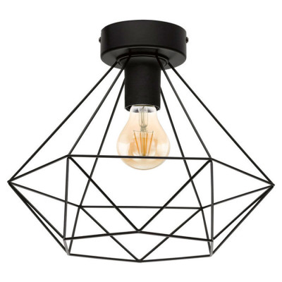 43004 Потолочный светильник TARBES, 1x60W (E27), ?325, Н275, сталь, черный