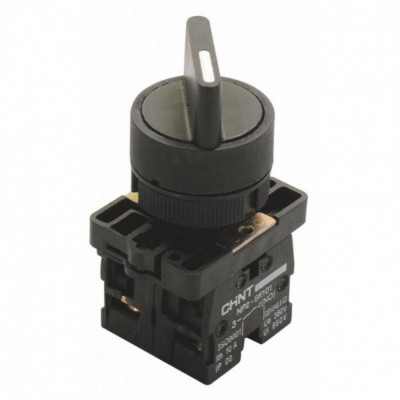 Chint Переключатель NP2-ED51, 3 положения возвратом, 1НО IP40 (R), 575523