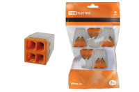 Строительно-монтажная клемма КБМ-2273-244 (2,5мм2) с пастой (5 шт/упак) TDM Electric, SQ0517-0125