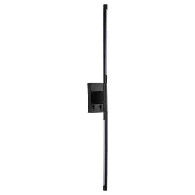 Arte Lamp LINES, Светильник настенный, цвет арматуры - черный, цвет плафона/декора - белый, 1x10W LED, A2029AP-1BK