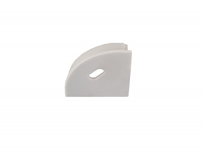 Donel,Боковая  заглушка с отверстием  для профиля DN18503 Цвет:Серый,Серия:DN8ALE, DNCAP18503G1