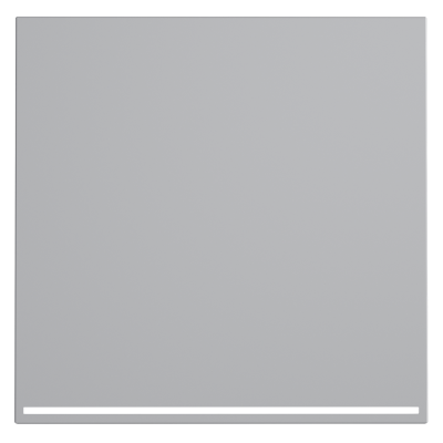 Клавиша для выключателя/переключателя одноклавишного с подсветкой, S70 (серый), VLS000216