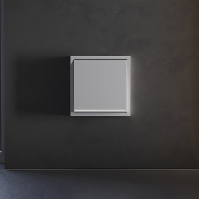 Клавиша для выключателя/переключателя одноклавишного с подсветкой, S70 (серый), VLS000216