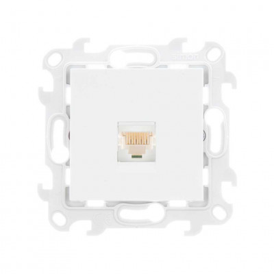 Simon Розетка RJ45 кат 5e UTP, бел, 2410598-030