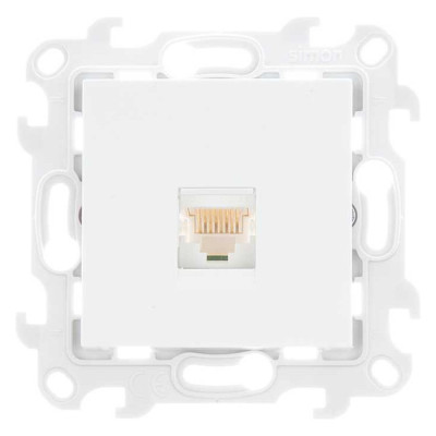 Simon Розетка RJ45 кат 5e UTP, бел, 2410598-030