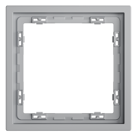 Рамка пластиковая VOLTUM S70 на 1 пост, (серый), VLS100116