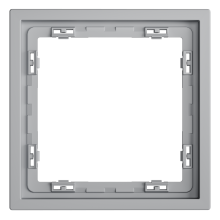Рамка пластиковая VOLTUM S70 на 1 пост, (серый), VLS100116