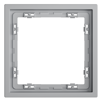 Рамка пластиковая VOLTUM S70 на 1 пост, (серый), VLS100116
