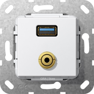 568703 Gira Разъем USB 3.0 A, M гнездо