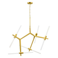 Lightstar 742103 (1373/10) Люстра STRUTTURA 10х6W (led) G9 ЗОЛОТО МАТОВЫЙ (в комплекте)