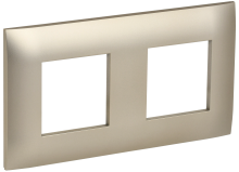 SKANDY Рамка 2-мест. SK-F02Sh шамп. IEK, SK-M22-K37