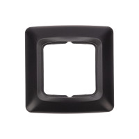 DEA Рамка 1-я горизонтальная Черный Металлик KRANZ (1-20-240), KR-78-0345