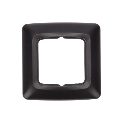 DEA Рамка 1-я горизонтальная Черный Металлик KRANZ (1-20-240), KR-78-0345