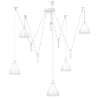 Lightstar 761056 (MD17003036-5A) Люстра ACROBATA 5х40W E14 БЕЛЫЙ (в комплекте)