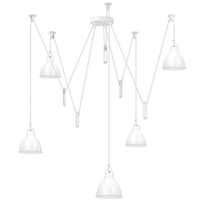 Lightstar 761056 (MD17003036-5A) Люстра ACROBATA 5х40W E14 БЕЛЫЙ (в комплекте)