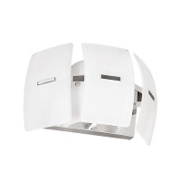 Lightstar 801616 (MB2050-1W) Бра LAMELLA 1х40W E14 ХРОМ/БЕЛЫЙ (в комплекте)