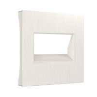 Werkel W1191113/ Накладка для двойной розетки Еthernet RJ-45 (перламутровый рифленый), a051176