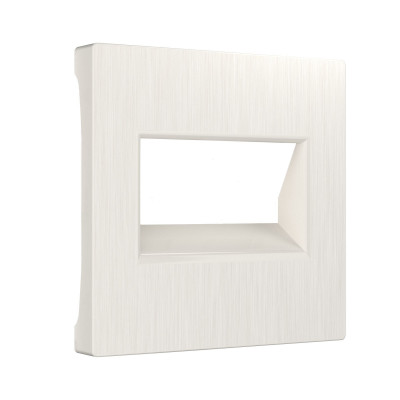 Werkel W1191113/ Накладка для двойной розетки Еthernet RJ-45 (перламутровый рифленый), a051176