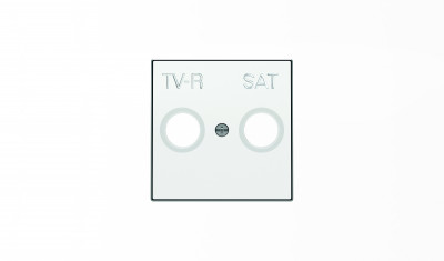 ABB SKY Альпийский белый Накладка для TV-R-SAT розетки