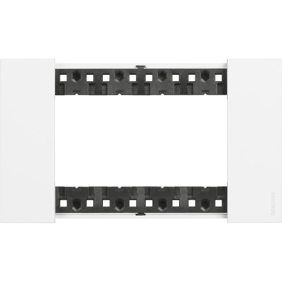 KA4804KW Bticino LIVING NOW. Декоративная рамка 4 модуля.Цвет Белый., KA4804KW