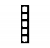 ABB BJE Future Linear Черный бархат Рамка 5-ая