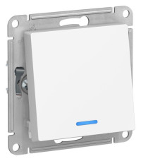 ATN001363 - ATLASDESIGN 1-клавишный ПЕРЕКЛЮЧАТЕЛЬ с подсветкой, сх.6а, 10АХ, механизм, ЛОТОС, Systeme Electric