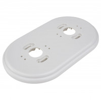 Bironi Рамка 2-местная R, пластик, белый, RF1-620-21 Bironi Рамка 2-местная R, пластик, белый, RF1-620-21