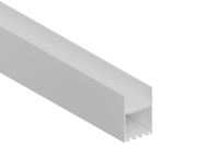 Donel,Накладной/подвесной алюминиевый профиль, 50х73,5х2000. Цвет: Белый матовый, RAL9003,серия:DN8HF, DN18516RAL9003