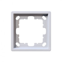 FD1001W - Рамка серия FD 1-постовая, цвет белый глянцевый, JASMART Electric