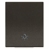 Vimar Клавиша 2M выровненная с символом лампа черная, 31000.2LG