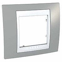 UnicaCh Рамка 1-ная, серый/бел.