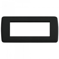 Vimar Накладка для 5 модулей RONDO шелк черный, 16765.D.16 Vimar Накладка для 5 модулей RONDO шелк черный, 16765.D.16