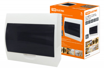 Бокс ЩРН-П-10 модулей навесной пластик IP41 TDM Electric, SQ0901-0009