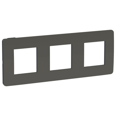 рамка 3-поста, ДЫМЧАТО-СЕРЫЙ/антрацит
