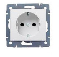 Legrand Cariva DIY Розетка 2К+З, нем. Стандарт, слоновая кость, 695916