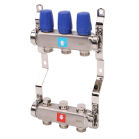 Коллектор без расходомеров, 3 выхода, MS.403.06