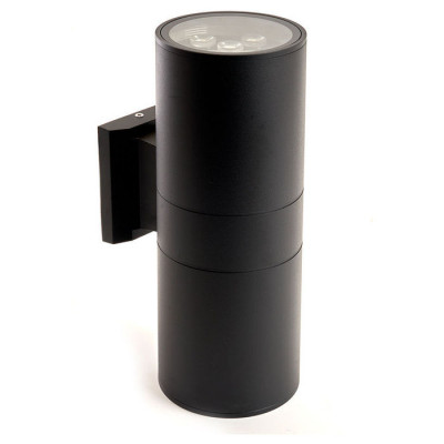 Светильник уличный светодиодный, 2*9W, 1500Lm, 2700K, черный DH0710, Feron 48354