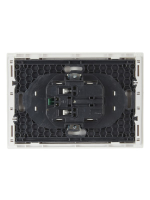 FORTE&PIANO Роз. 2-я с з/к без з/ш б/к 16А FP224 бел. IEK, FP-R21-16-1-K01