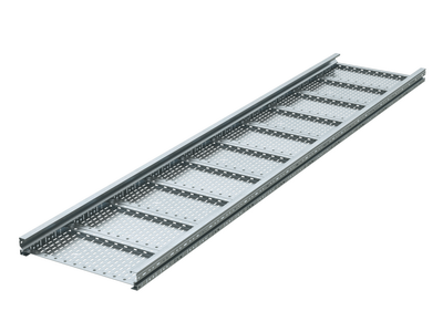 ДКС Лоток листовой 100х200, лонжерон 1,5 мм, L 6 м (упак. 6м), USM612