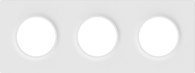 Donel D16 матовый белый Рамка 3-я, DO21333